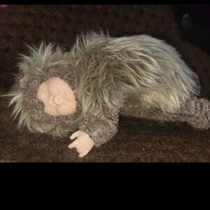 Vintage 1999 Anne Geddes hedgehog baby  Clean condition with original tags No ri